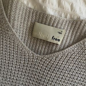 oversized wilfred grey sweater
